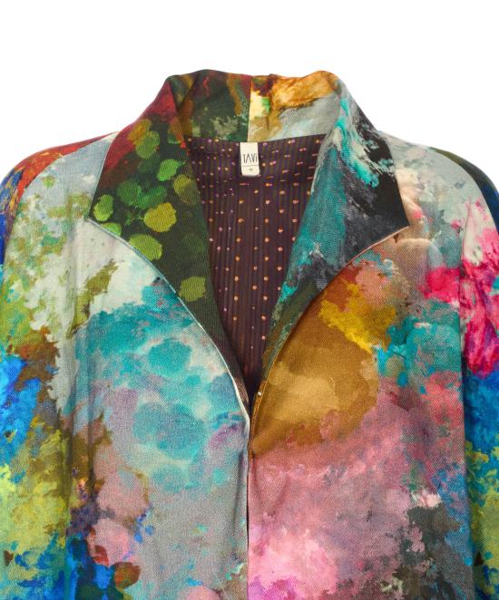 25FW 야비 수트 자켓 YC19JKT 76 CW YC19FS 03 CT BLOCK MultiColour - YAVI