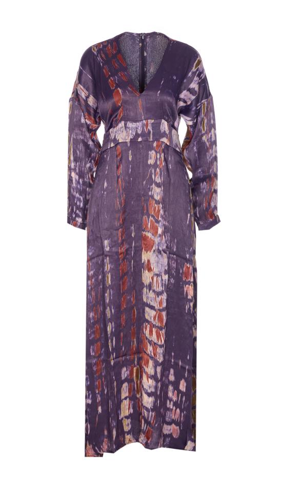 25FW 야비 미디 원피스 D 137 SHELLU SC DDCR 1 Purple