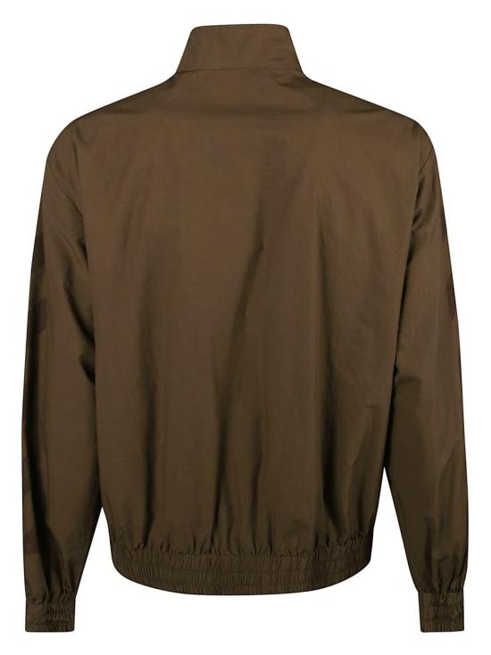 25FW 오프화이트 봄버 자켓 OMBD05GF25FAB001 GREEN - OFF WHITE