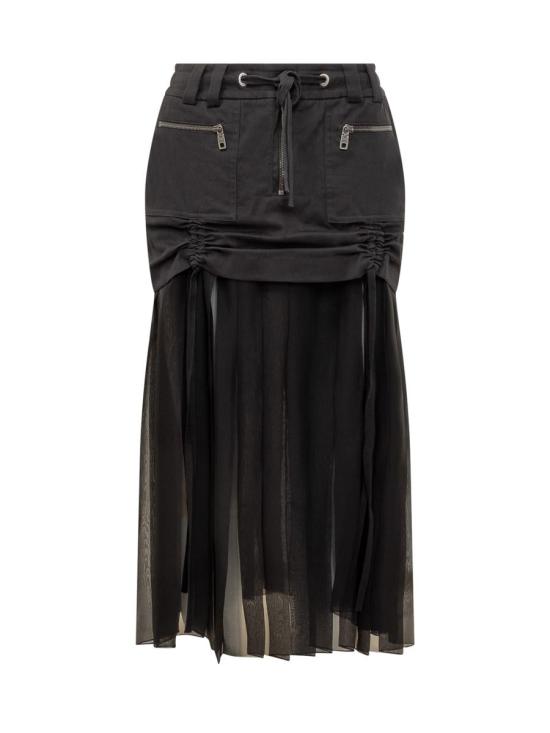 25FW 돌체앤가바나 스커트 F4DAOTGDDHV N0000 Black