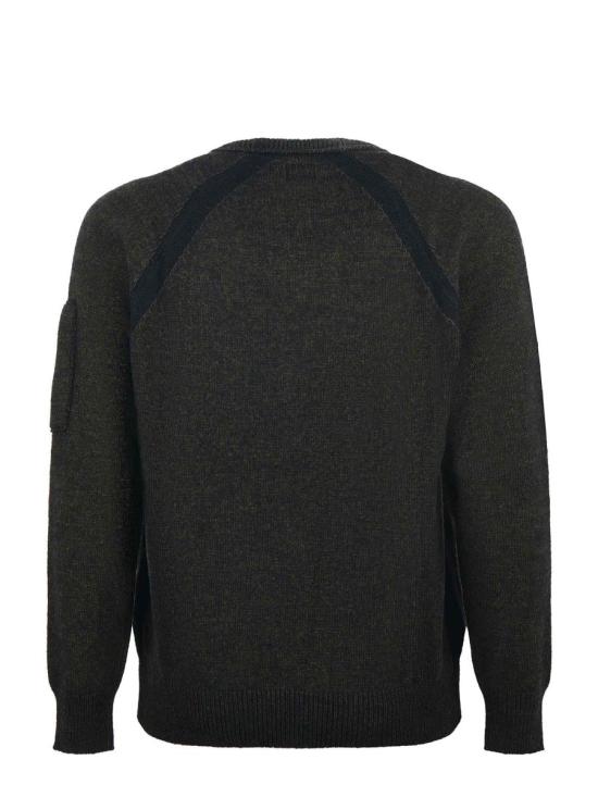 25FW 씨피 컴퍼니 스웨터 CMKN252A006170A 652 VERDE SCURO - C.P. COMPANY
