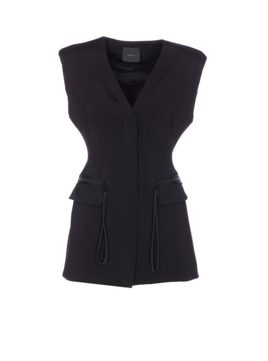 25FW 핑코 베스트 106070A04IZ99 Black