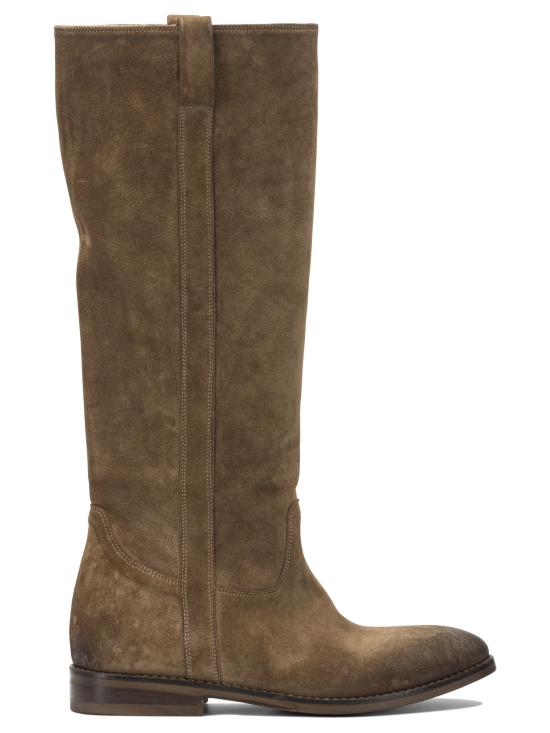 26SS 스트레티지아 부츠 A5896VELOUR CARAMEL WASH Brown