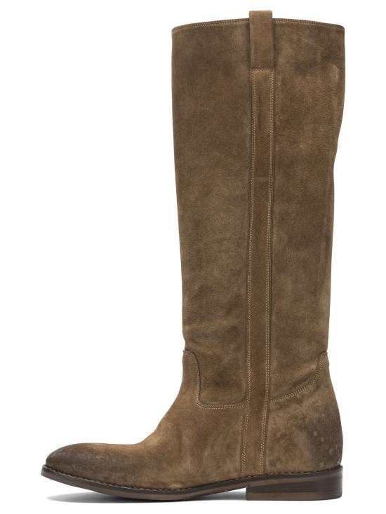 26SS 스트레티지아 부츠 A5896VELOUR CARAMEL WASH Brown - STRATEGIA