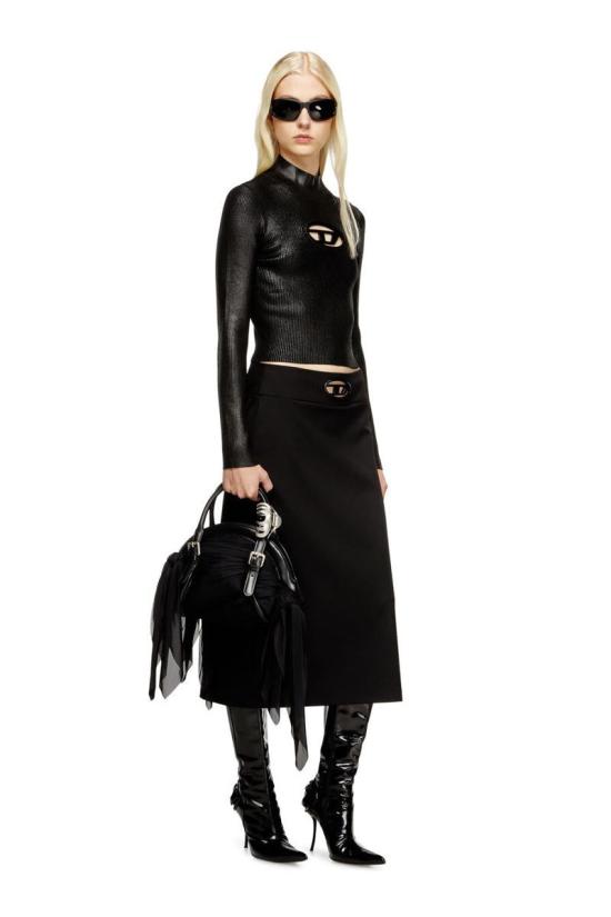 25FW 디젤 터틀넥 A14187 0QVCE9XXD Black - DIESEL