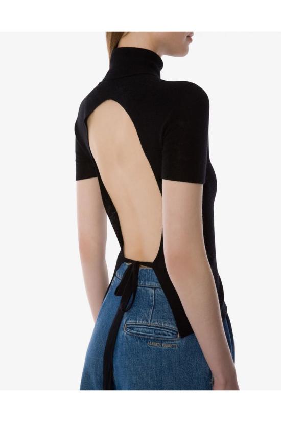 25FW 알베르타 페레티 터틀넥 A0901 51040555 Black - ALBERTA FERRETTI