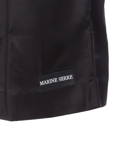 25FW 마린세르 롱 원피스 WDR421ACWOV0056BK99 Black - MARINE SERRE