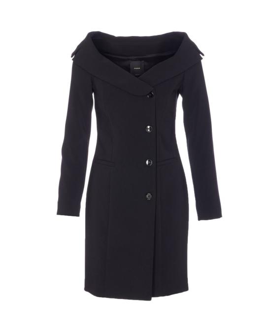 25FW 핑코 미디 원피스 106139A304Z99 Black