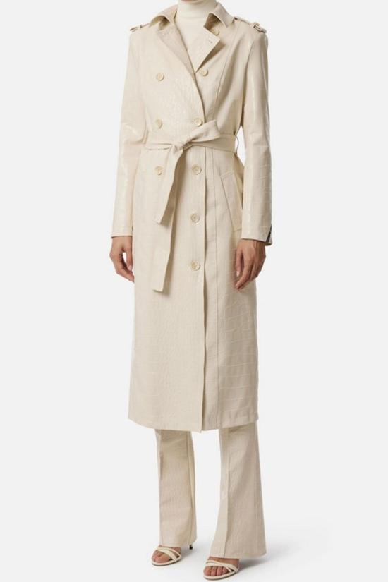 25FW 엘리자베타프랜치 트렌치 코트 SP00358E2DZ9 WHITE - ELISABETTA FRANCHI