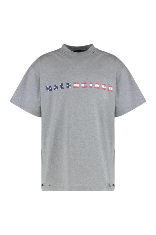 25FW 발렌시아가 반팔 티셔츠 831305TSVL8 1300 GREY