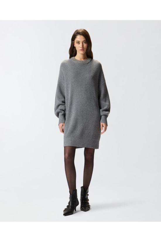 25FW 핑코 미디 원피스 105746A2S4II2 GREY - PINKO