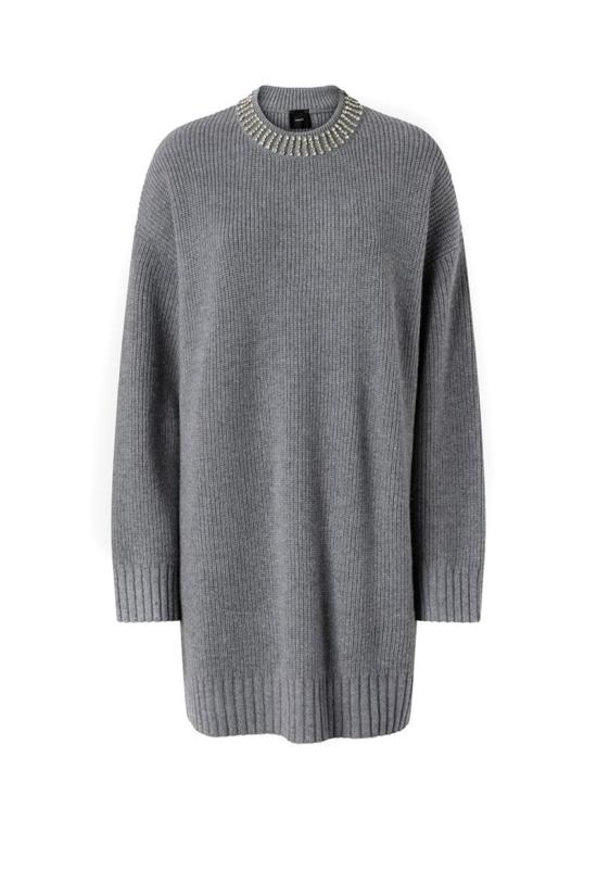 25FW 핑코 미디 원피스 105746A2S4II2 GREY