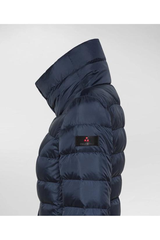 25FW 페트레이 솝착 MQN 03 하이칼라 슬림핏 롱 다운 재킷  PED5456 01181967215 BLUE - PEUTEREY