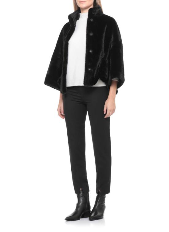 25FW 발렌티니 1972 케이프 E3108ECO MINKBLACK Black - VALENTINI 1972