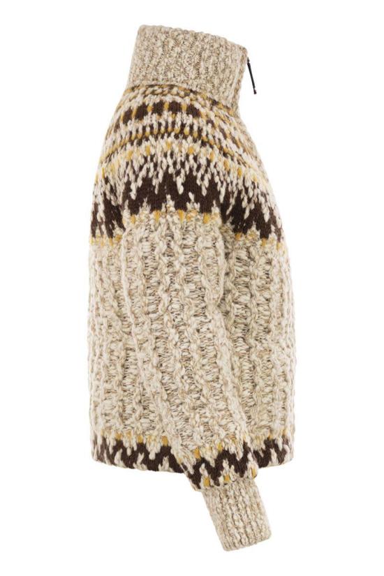 25FW 몽클레어 스웨터 K20989B00013M7948 F01 WHITE - MONCLER