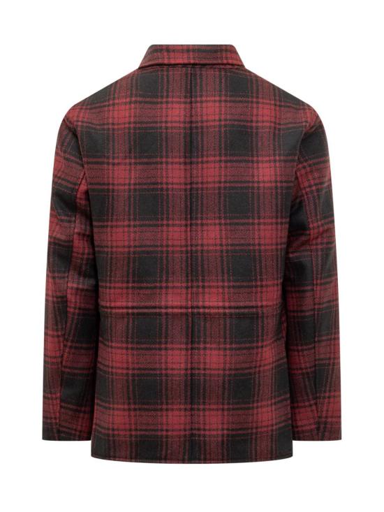 25FW 마니팟투라 체카렐리 자켓 7028WD RED BLACK - MANIFATTURA CECCARELLI
