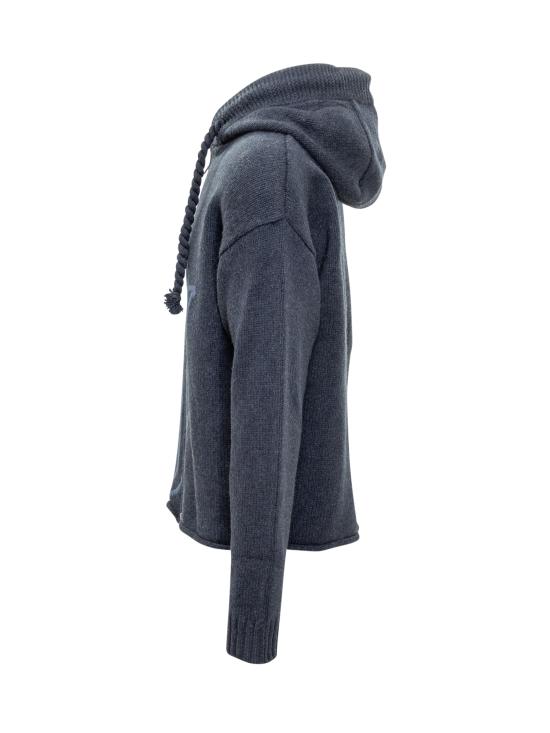 25FW JW앤더슨 긴팔 티셔츠 KW1429YN0412 768 STEEL BLUE - JW ANDERSON