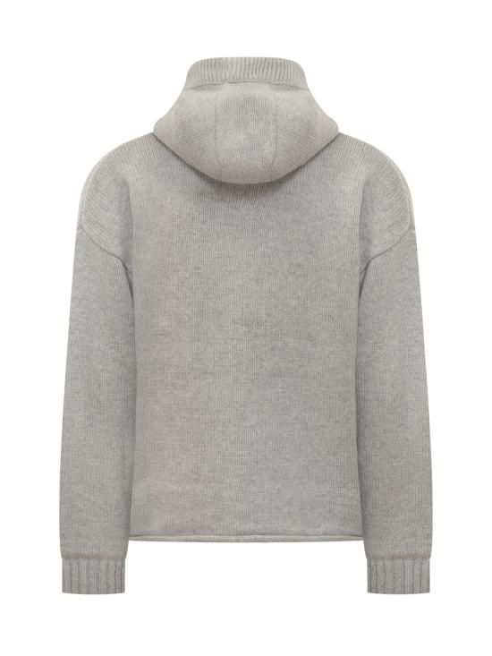 25FW JW앤더슨 긴팔 티셔츠 KW1429YN0412 905 LIGHT GREY MELANGE - JW ANDERSON