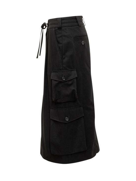 25FW 돌체앤가바나 미디 스커트 F4DAQTFU62W N0000 NERO - DOLCE & GABBANA