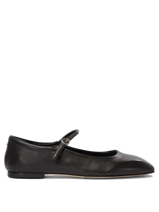 26SS 에이드 플랫 슈즈 UMANAPPA LEATHER BLACK Black