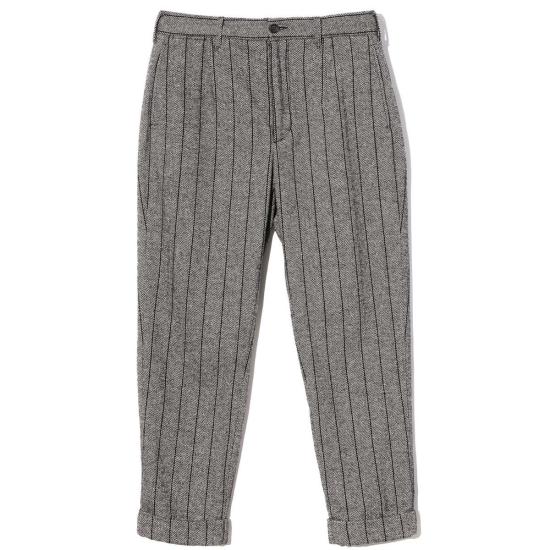  엔지니어드가먼츠 스트레이트 팬츠 엔지니어드 가먼츠 앤도버  다크 그레이 울 스트라이프 HB