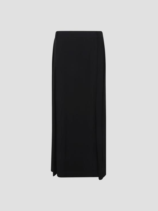 25FW 토템 롱 스커트 254WRB1012FB0414 001 BLACK