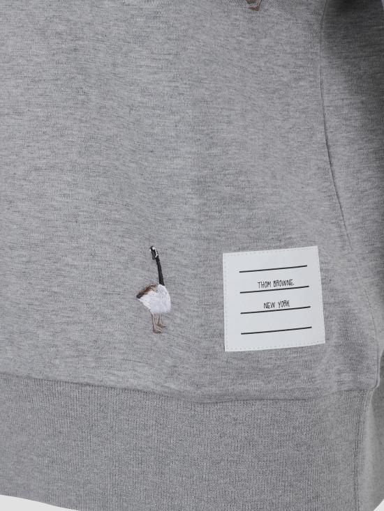 25FW 톰브라운 후드 티셔츠 FJS216EJ0055 055 LT GREY - THOM BROWNE