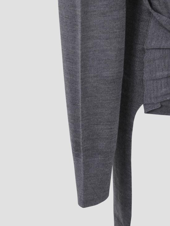 25FW 토템 후드 티셔츠 254WRT0615YA0087 020 MID GREY MELANGE - TOTEME