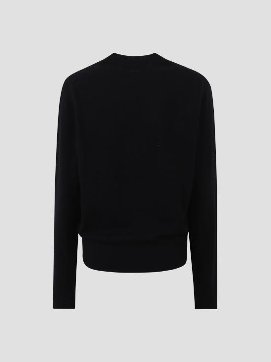 25FW 아크네 스튜디오 후드 티셔츠 C60115 900 BLACK - ACNE STUDIOS