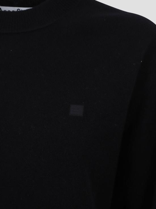 25FW 아크네 스튜디오 후드 티셔츠 C60115 900 BLACK - ACNE STUDIOS