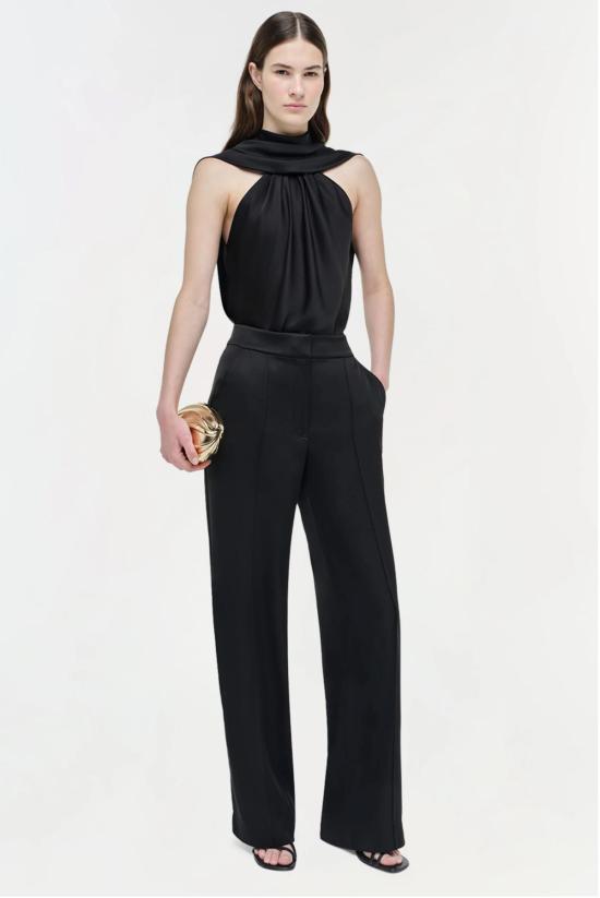  조나단 심카이 블라우스 스칼렛 케이프 탑 블랙 - JONATHAN SIMKHAI