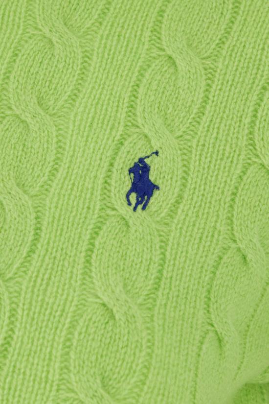 25FW 폴로 랄프로렌 울 캐시미어 케이블 니트 터틀넥 211888686 021 APPLE GREEN - POLO RALPH LAUREN