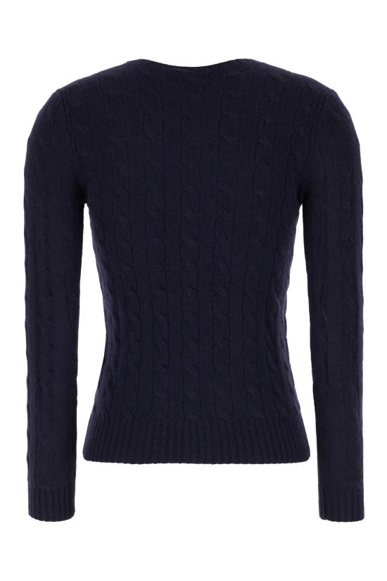 26FW 폴로 랄프로렌 폴로 자수 케이블 니트 스웨터 211971865 003 HUNTER NAVY - POLO RALPH LAUREN