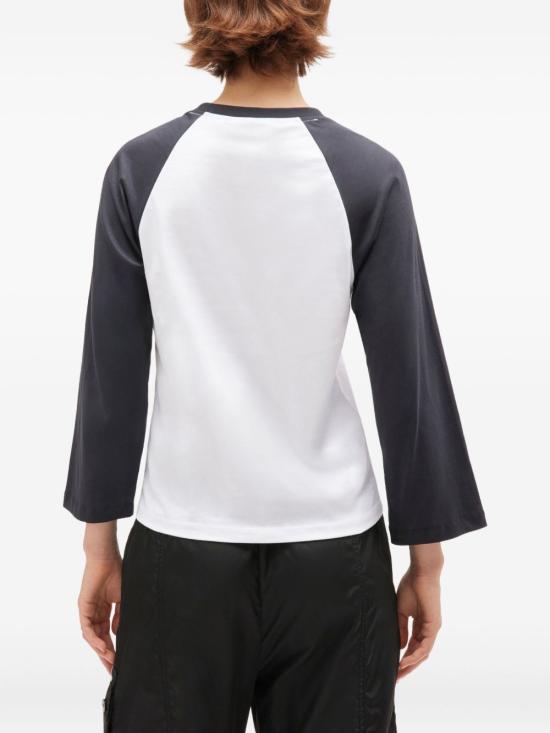 25FW 가니 반팔 티셔츠 T4341151 BRIGHT WHITE DOM - GANNI