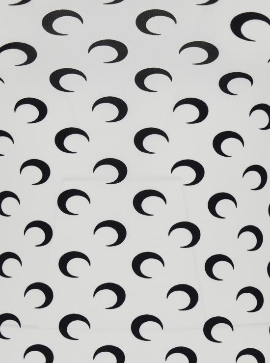 25FW 마린세르 크레센트 문 프린트 긴팔 티셔츠 WTS006ACJER0001WH00 WHITE DOM - MARINE SERRE