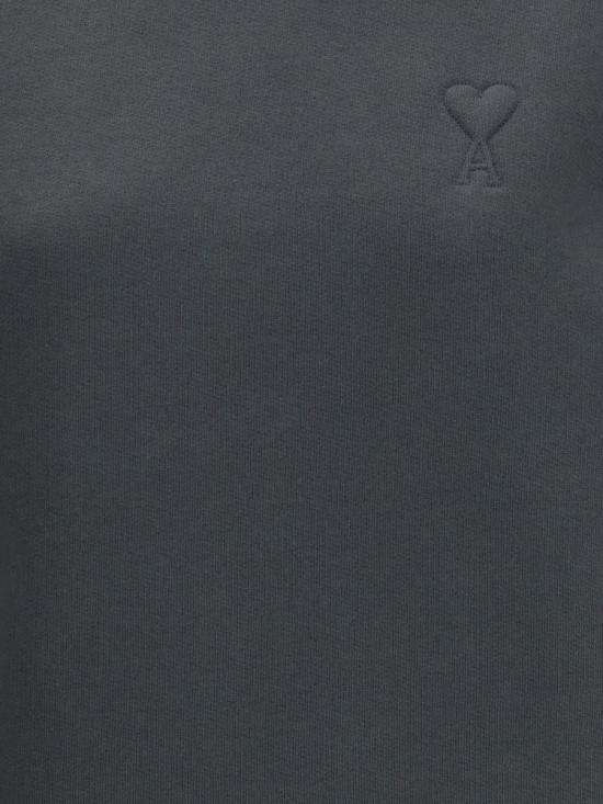 25FW 아미 긴팔 티셔츠 USW755749020 ANTRACITE DOM - AMI