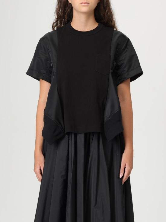 25FW 사카이 반팔 티셔츠 2507998 001 Black