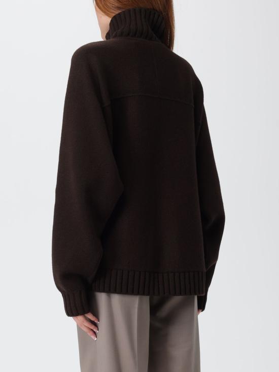 25FW 구찌 디테일 리브 터틀넥 스웨터 디테일 리브   828685XKEVK 2344 Coffee - GUCCI