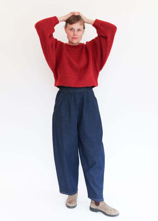  미셀라 그렉 스트레이트 팬츠 미카엘라 그렉 배럴 팬츠