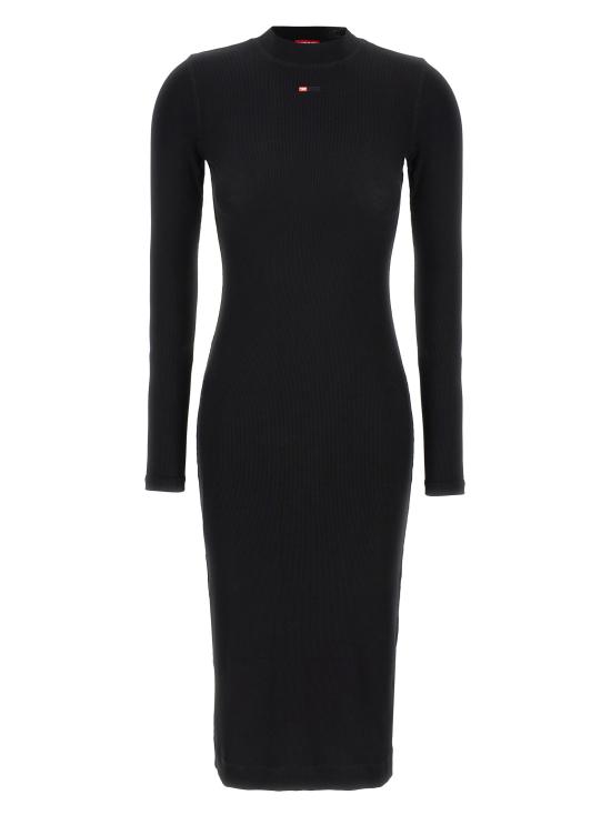 25FW 디젤 미디 원피스 A149540BLAN9XX BLACK DOM