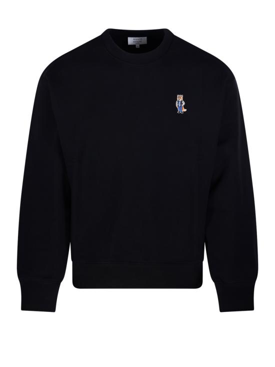 25FW 메종키츠네 드레스드 폭스 컴포트 스웨트셔츠 PM00310KM0341P199 BLACK DOM