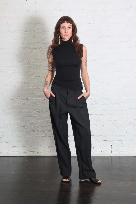  이세이 미야케 스트레이트 팬츠 Homme Plisse Issey Miyake Edge 앙상블