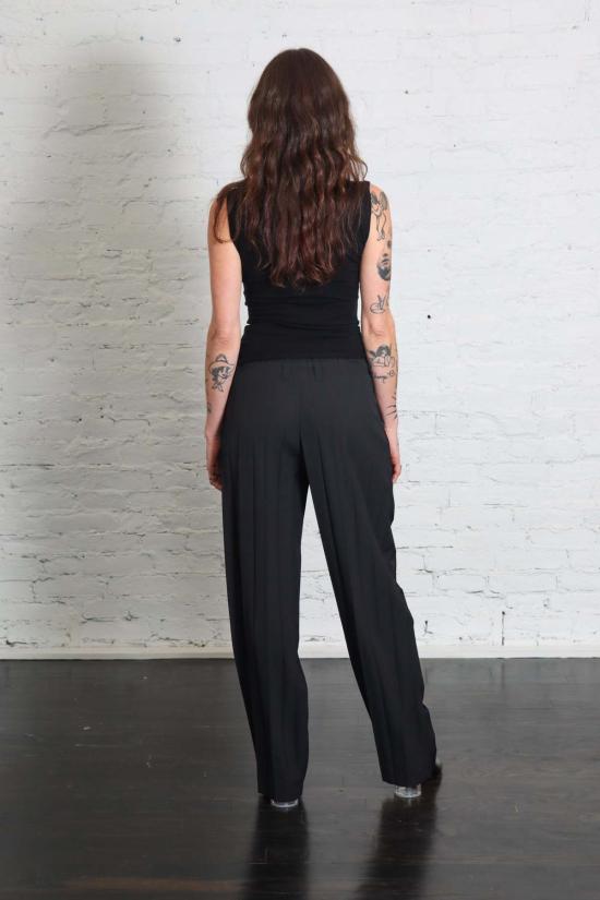  이세이 미야케 스트레이트 팬츠 Homme Plisse Issey Miyake Edge 앙상블 - ISSEY MIYAKE