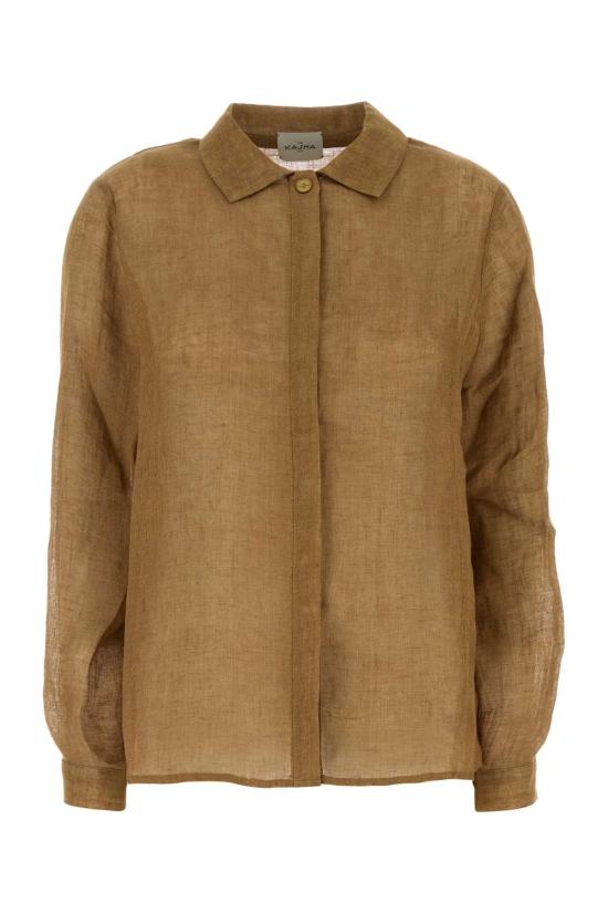  르카샤 셔츠 SANBU SAND Camel
