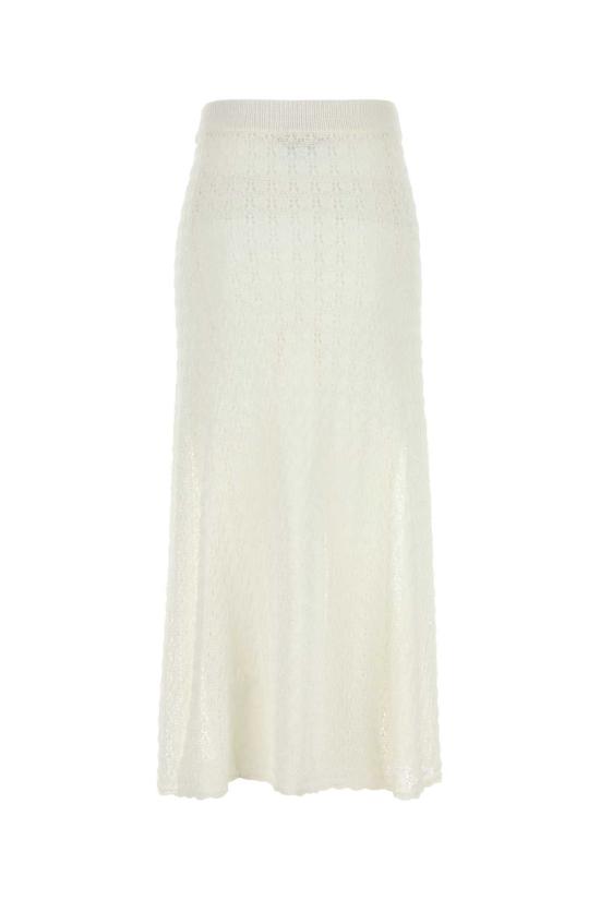 25FW 가니 스커트 K2546 135 White - GANNI