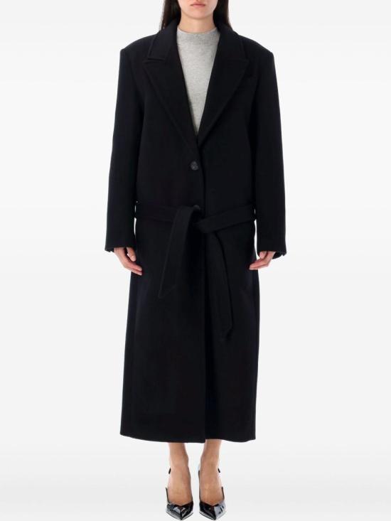 25FW 디 아티코 코트 251WCC00084WWV058AA100 Black - THE ATTICO