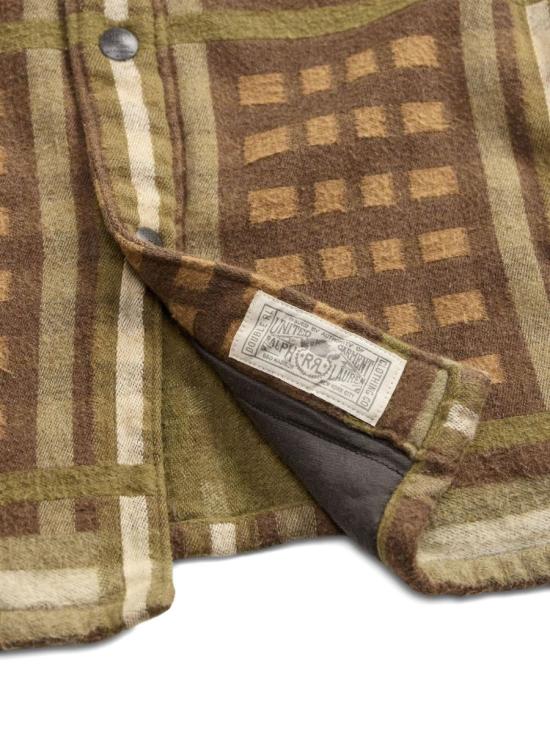 25FW 더블알엘 체크 코튼 셔츠 782973899001 BROWN - RRL