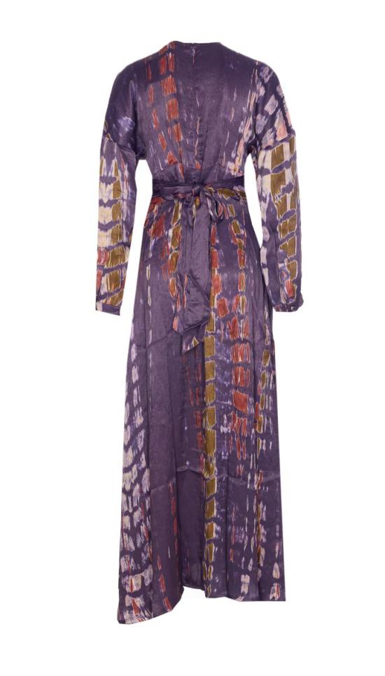 25FW 야비 롱 원피스 D 137 SHELLUSC DDCR 1 PURPLE - YAVI