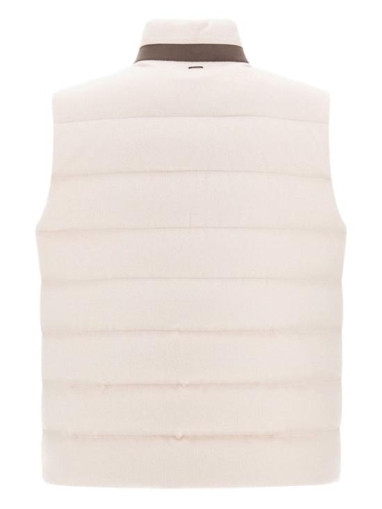 25FW 에르노 캐시미어 실크 모노그램 베스트 PI001282U380871985 Beige - HERNO