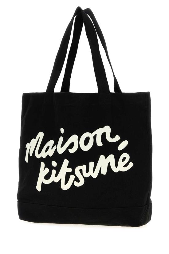 25FW 메종키츠네 핸드라이팅 토트백 PW05124WW9042P199 BLACK DOM - MAISON KITSUNE